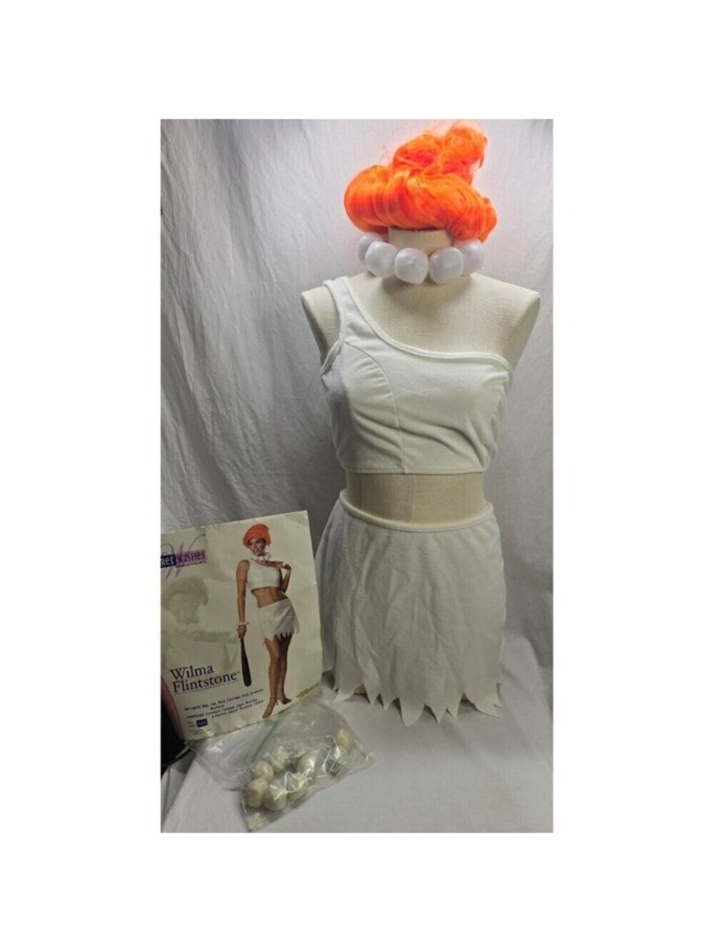 Licensed Flintstone 2006 Wilma Women's Adult Dress-Up Costume Small READ INFO
